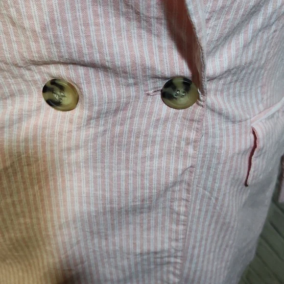 GB Pink/White Pinstripe SZ L Jacket - Picture 7 of 16